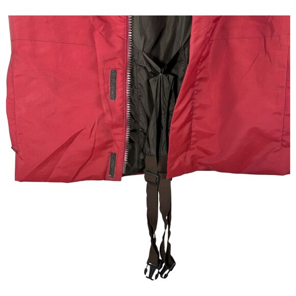 Prada Vintage 1990 Linea Rossa Gore Tex Nylon Burgundy Red Vest Size 48 US 38 M - Picture 6 of 6